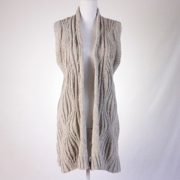 CAbi Jackets & Blazers - CAbi #499 Tunic Long Knit Boho Sweater Vest M